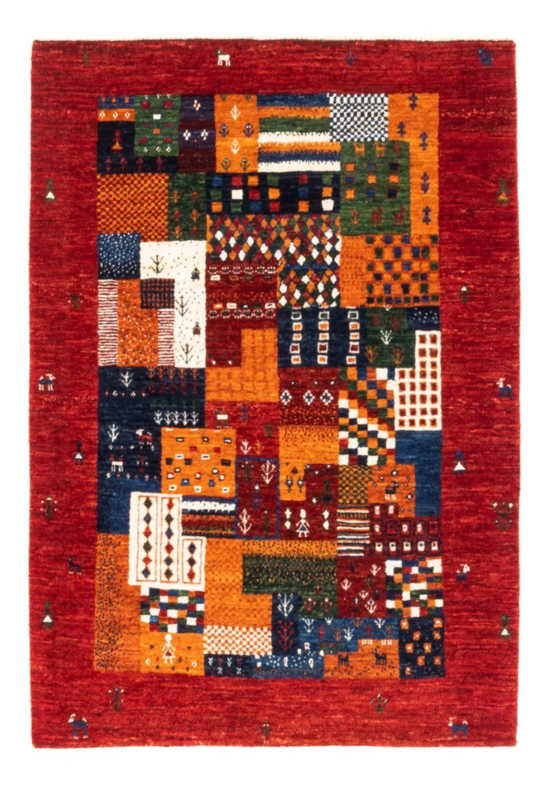 Loribaft Teppich Perser 93x125cm - Orientteppich - mehrfarbig