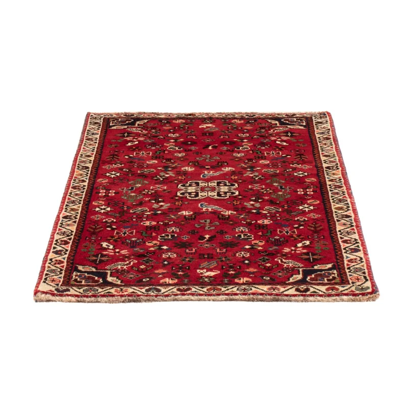 Abadeh Teppich 73x109cm - Perserteppich - dunkelrot