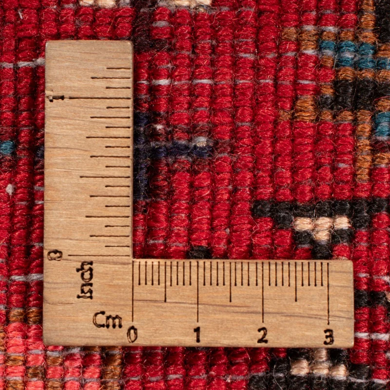 Abadeh Teppich 73x109cm - Perserteppich - dunkelrot