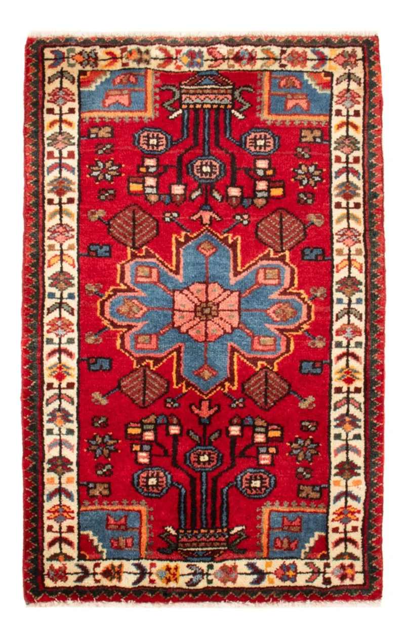 Touiserkan Teppich 54x88cm - Perserteppich - rot