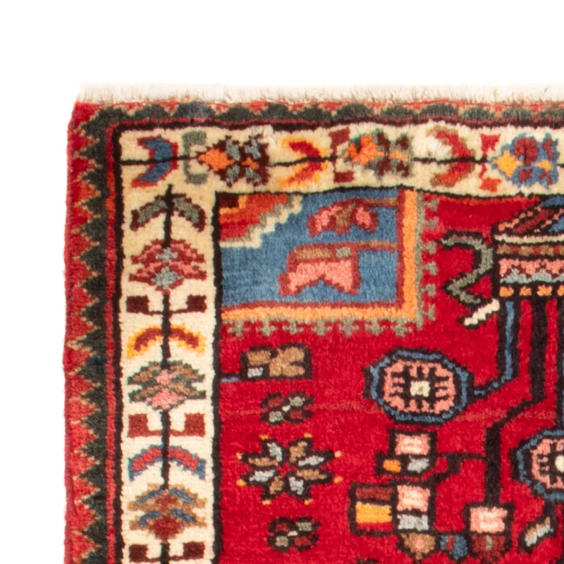 Touiserkan Teppich 54x88cm - Perserteppich - rot
