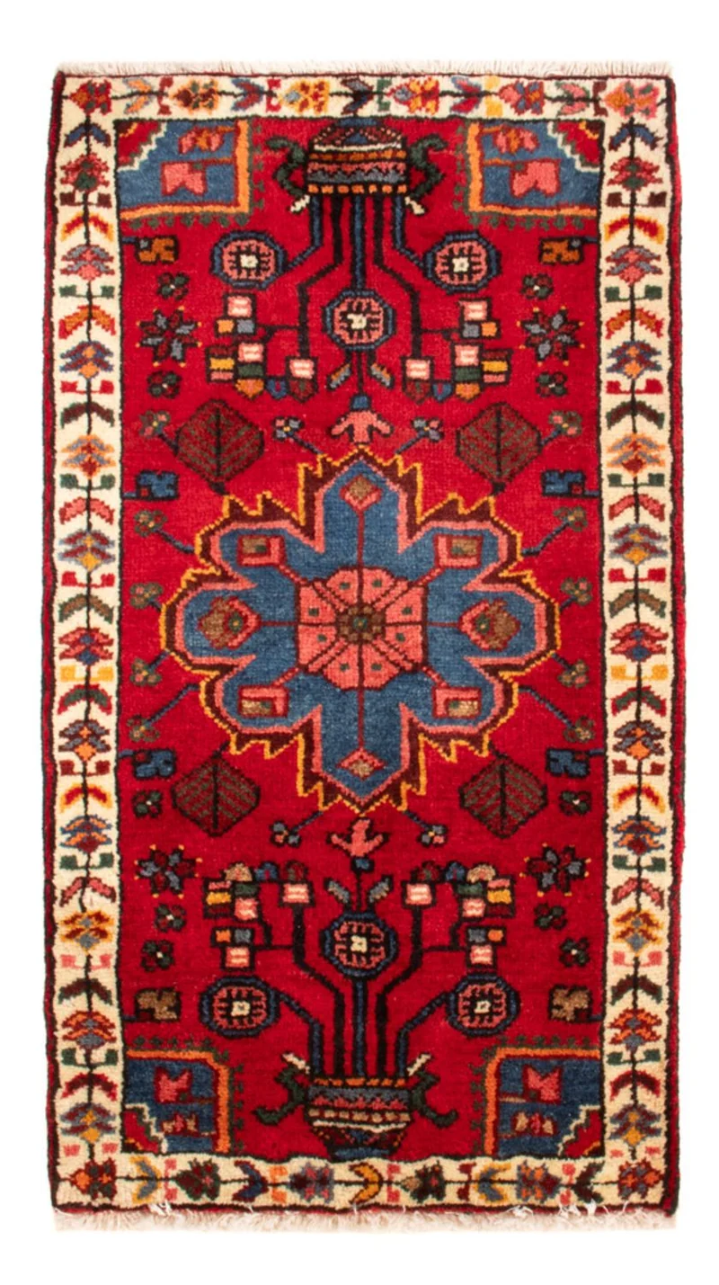 Touiserkan Teppich 51x91cm - Perserteppich - rot