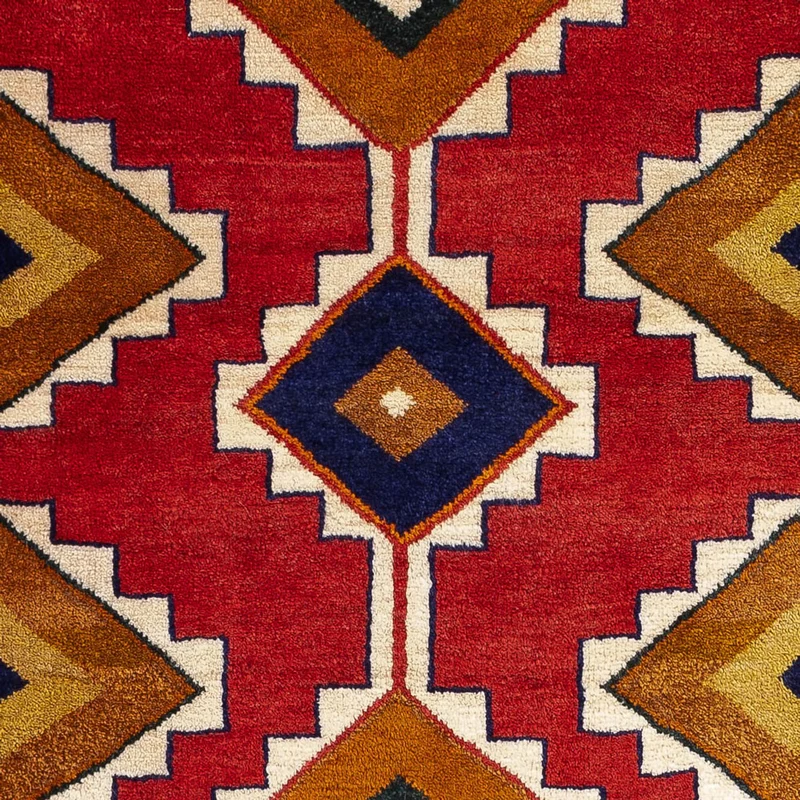 Ghashghai Teppich 84x172cm - Perserteppich - rot