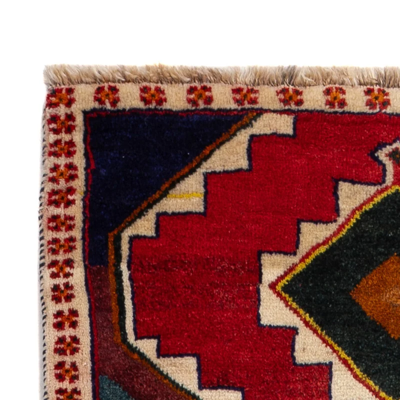 Ghashghai Teppich 84x172cm - Perserteppich - rot