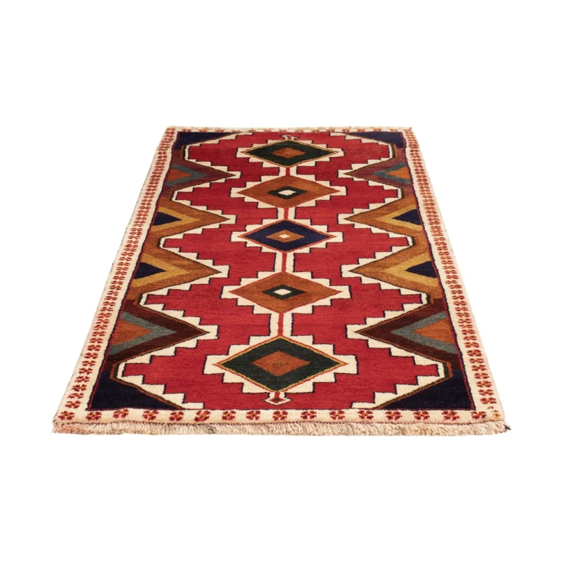 Ghashghai Teppich 84x172cm - Perserteppich - rot