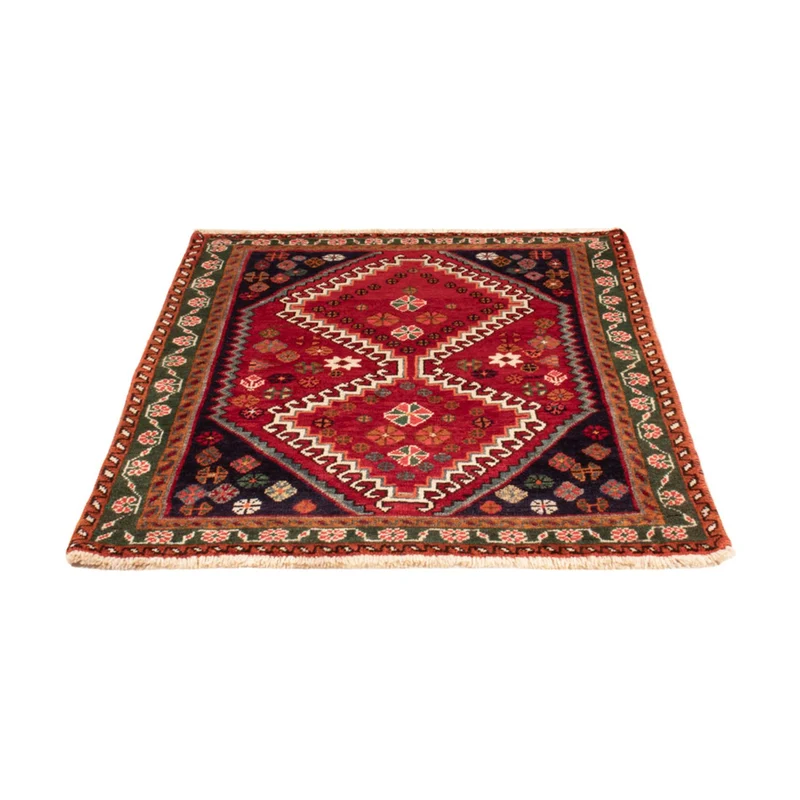Ghashghai Teppich 94x128cm - Perserteppich - rot