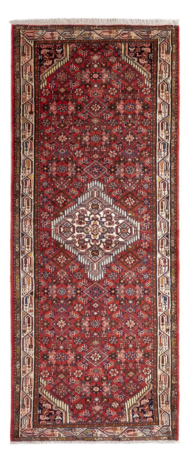 Sarough Teppich 78x195cm - Perserteppich - dunkelrot