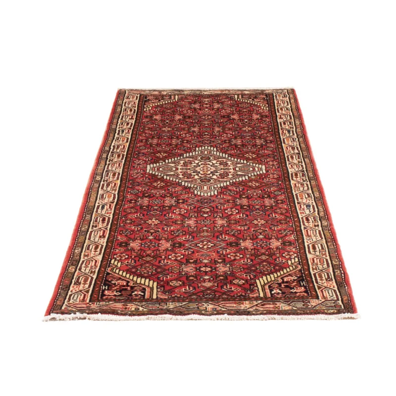 Sarough Teppich 78x195cm - Perserteppich - dunkelrot