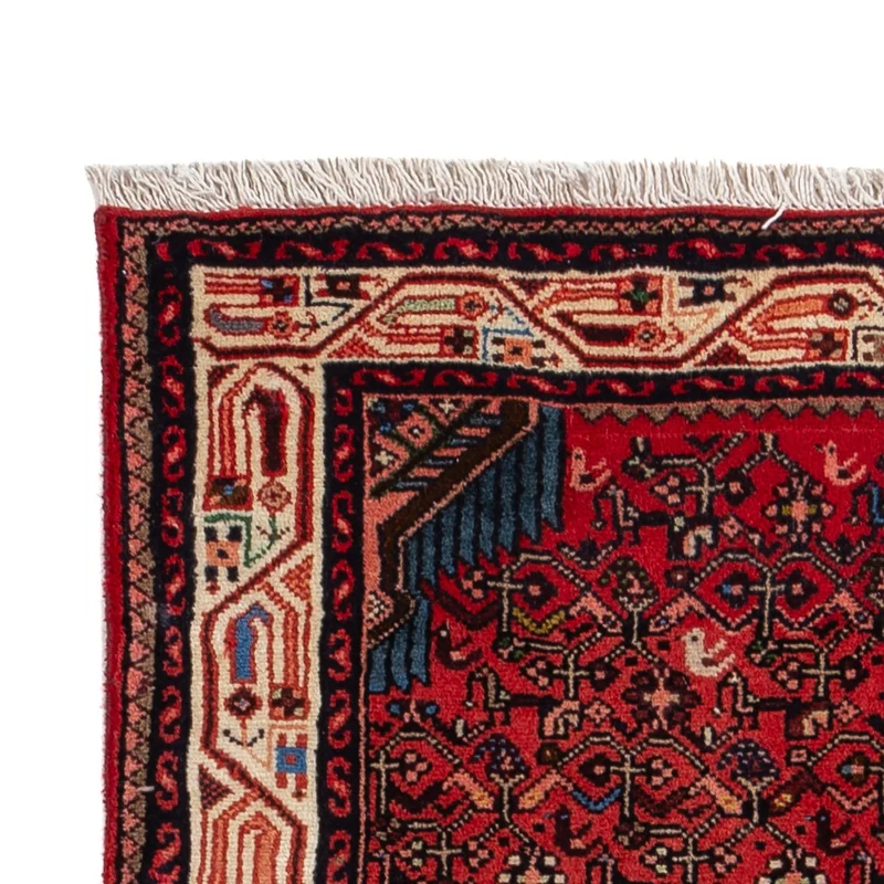 Sarough Teppich 79x185cm - Perserteppich - dunkelrot