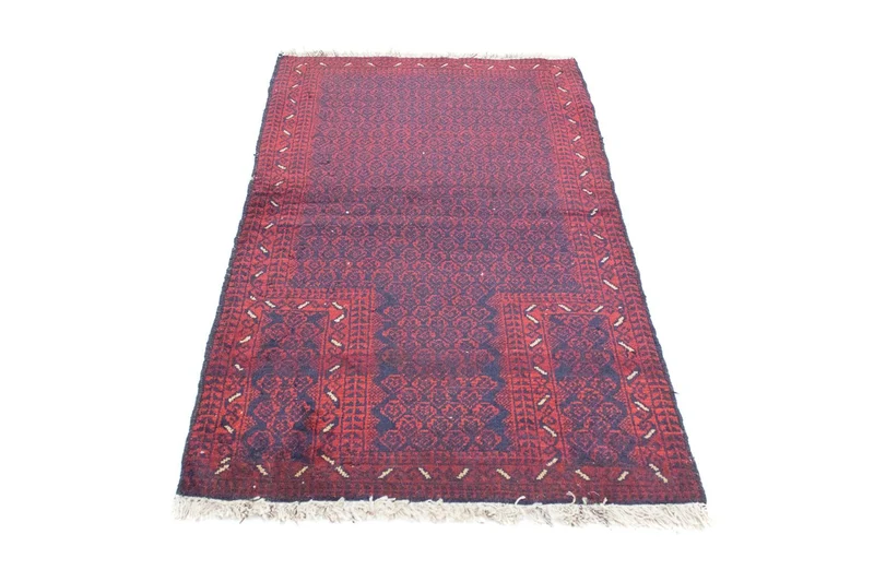 Belutsch Teppich 83x135cm - Orientteppich - blau