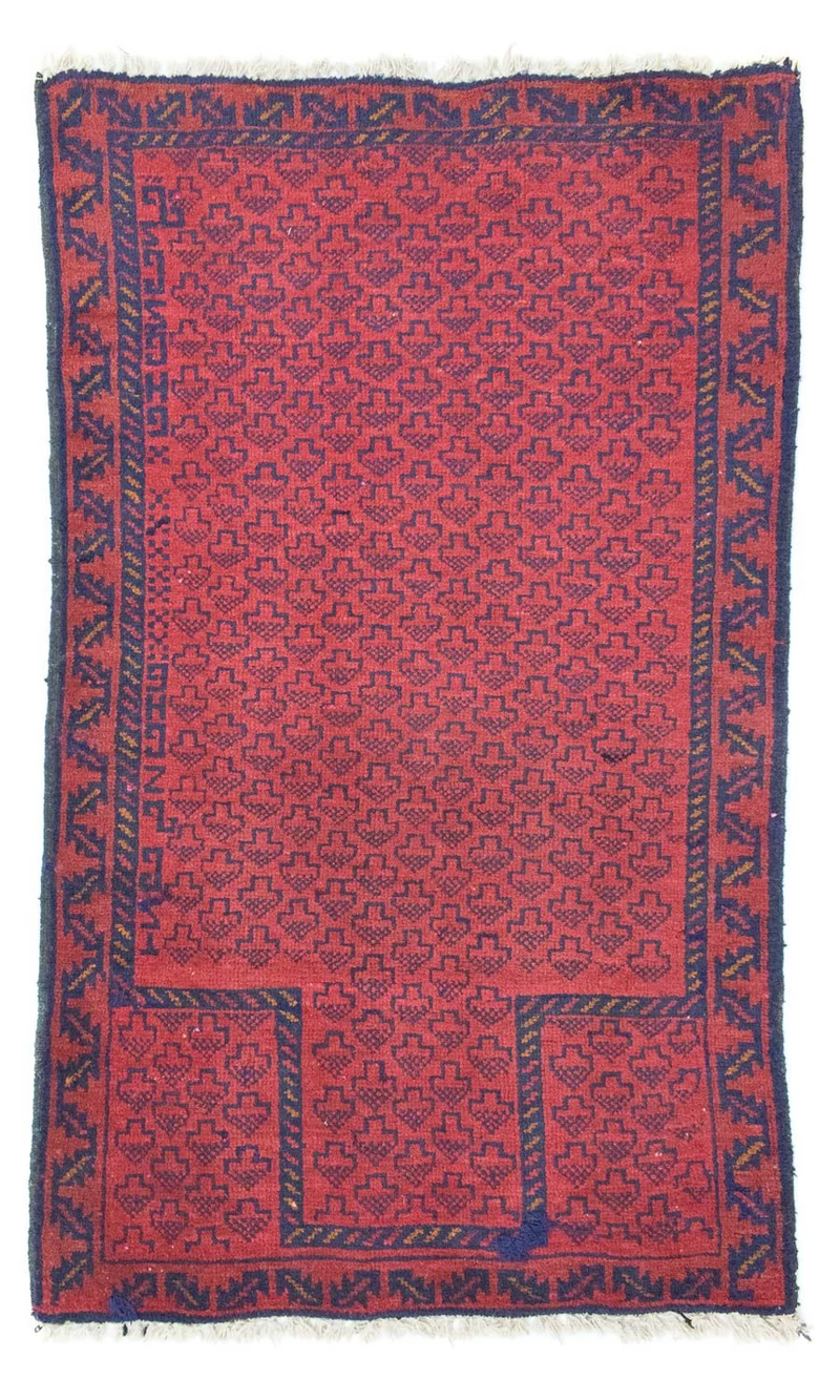 Belutsch Teppich 75x129cm - Orientteppich - rot