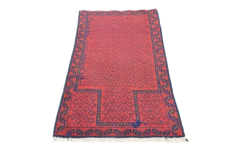 Belutsch Teppich 75x129cm - Orientteppich - rot