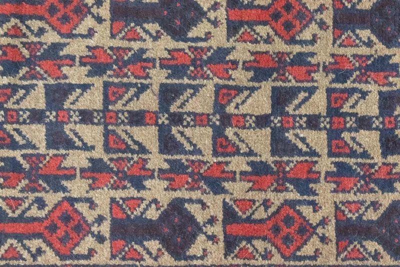 Belutsch Teppich 81x121cm - Orientteppich - rot