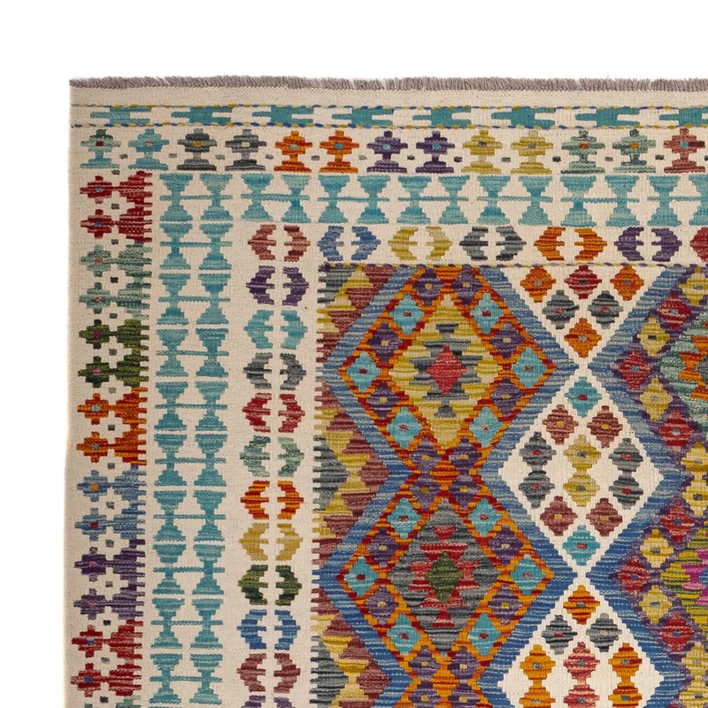Kelim Maimene Teppich 203x207cm - mehrfarbig