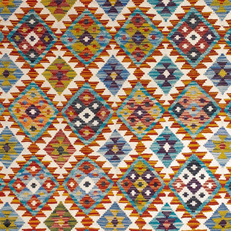 Kelim Maimene Teppich 172x245cm - mehrfarbig