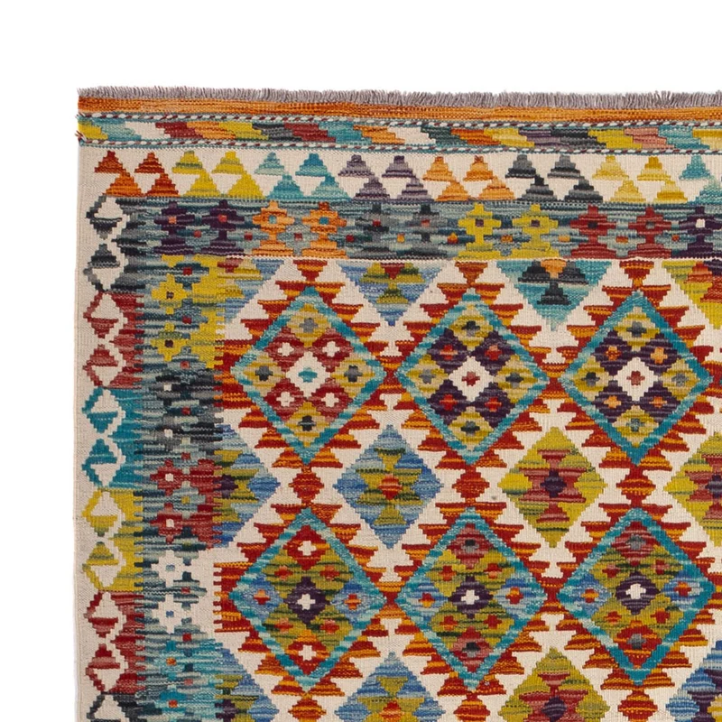 Kelim Maimene Teppich 172x245cm - mehrfarbig