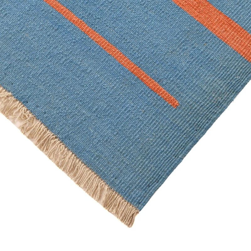 Kelim Modern Teppich 123x185cm - mehrfarbig