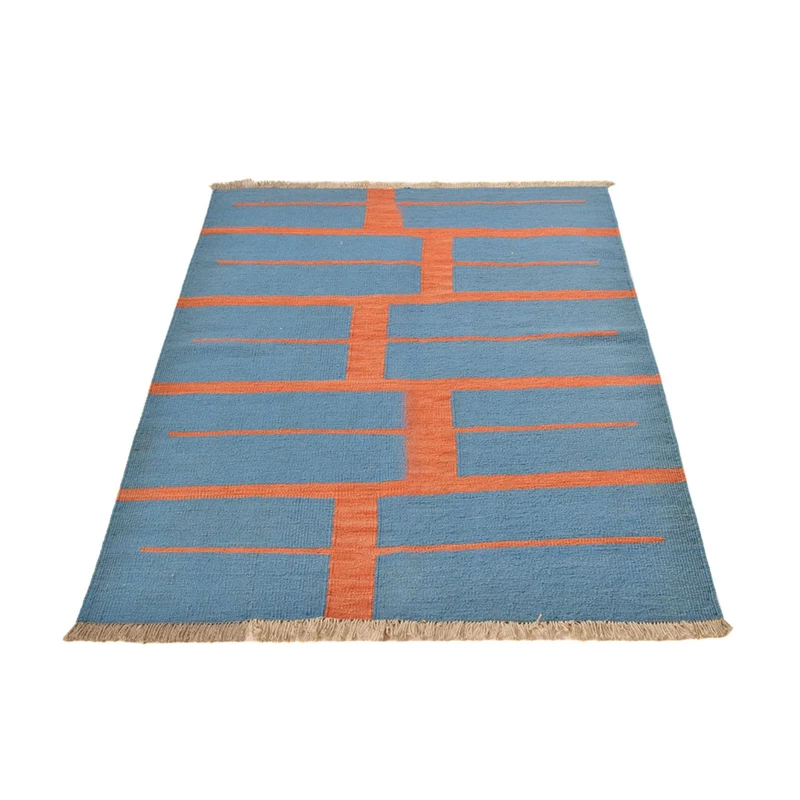 Kelim Modern Teppich 123x185cm - mehrfarbig