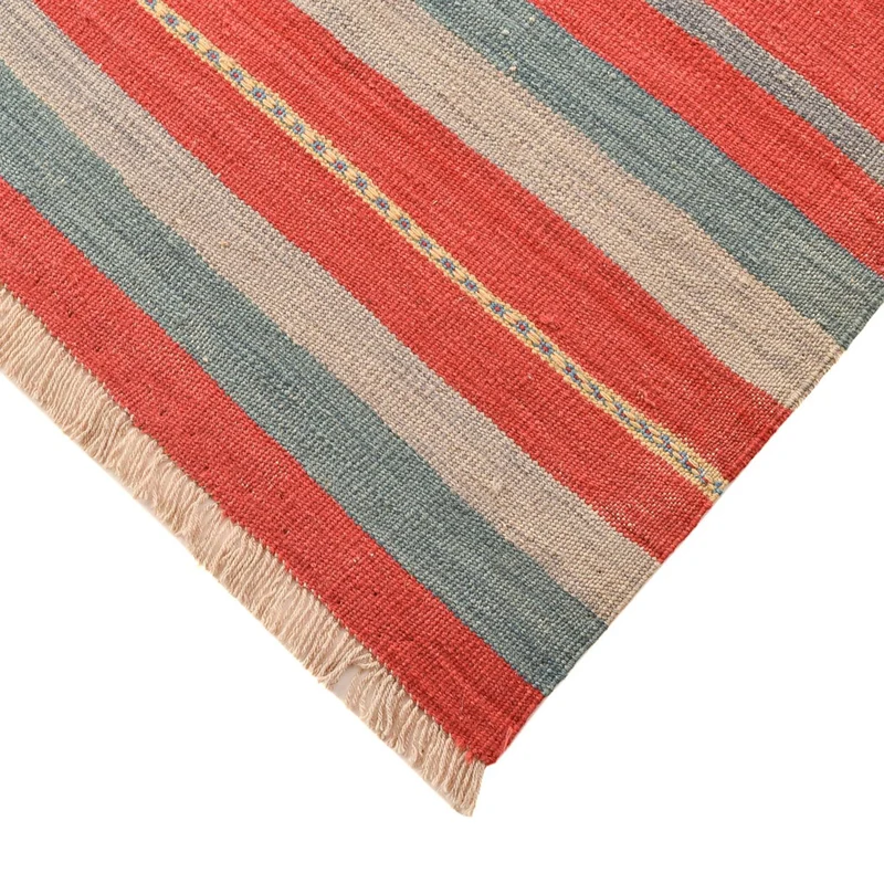 Kelim Modern Teppich 192x288cm - mehrfarbig
