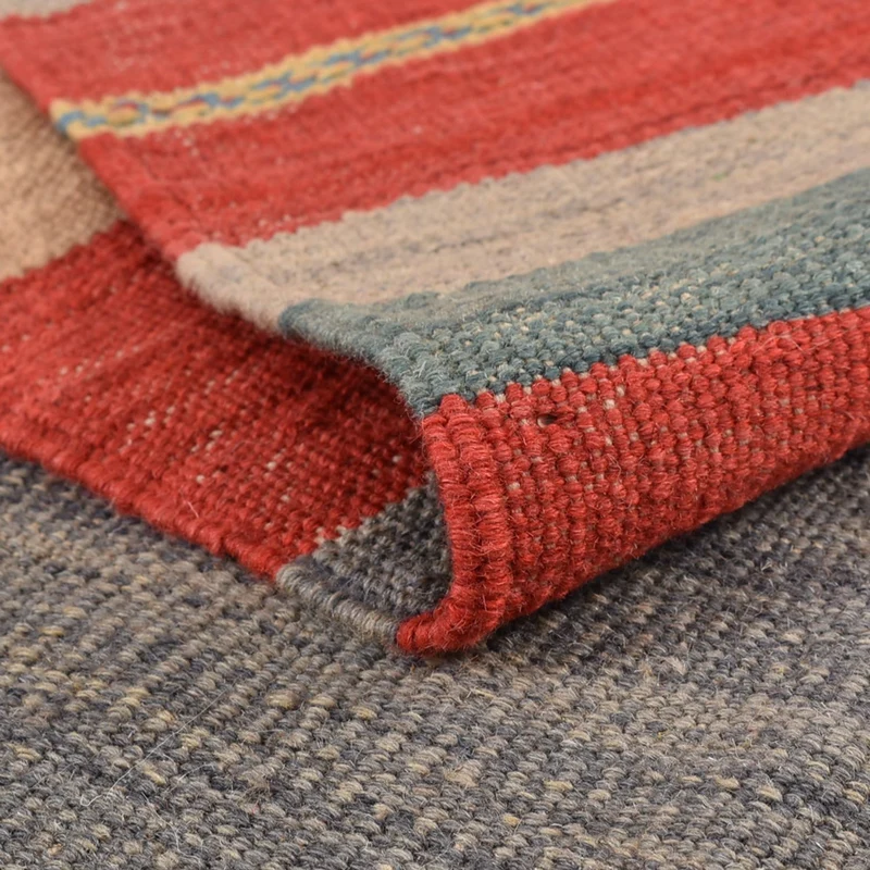 Kelim Modern Teppich 192x288cm - mehrfarbig