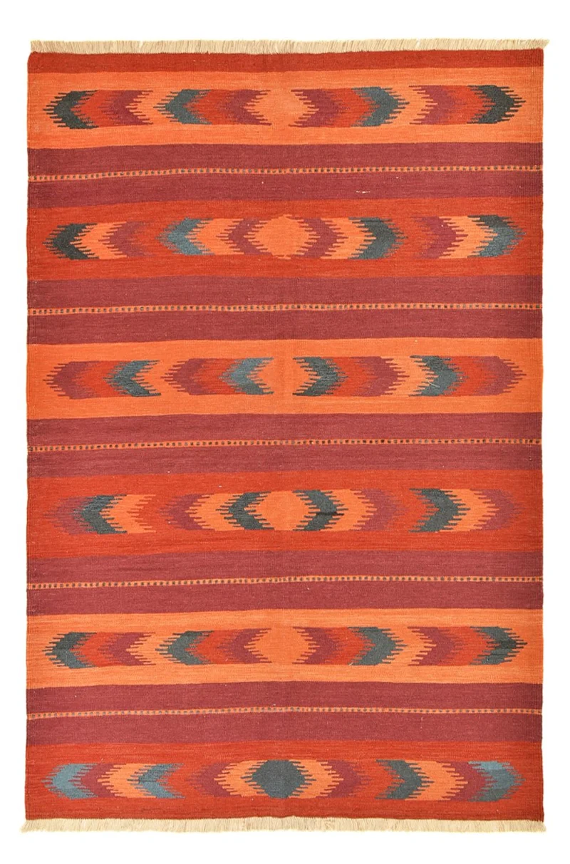Kelim Fars Teppich 174x253cm - mehrfarbig