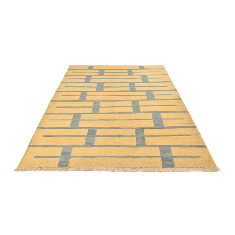 Kelim Modern Teppich 193x288cm - mehrfarbig