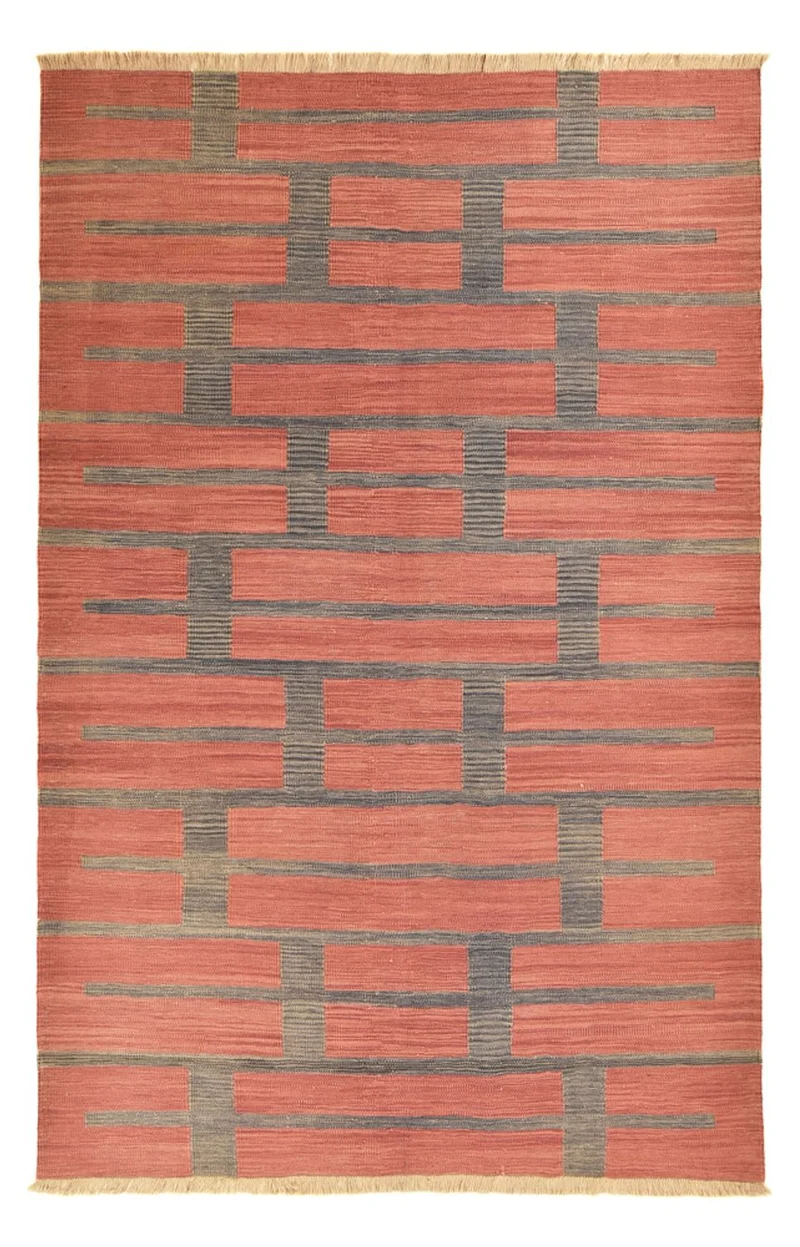 Kelim Modern Teppich 191x292cm - mehrfarbig