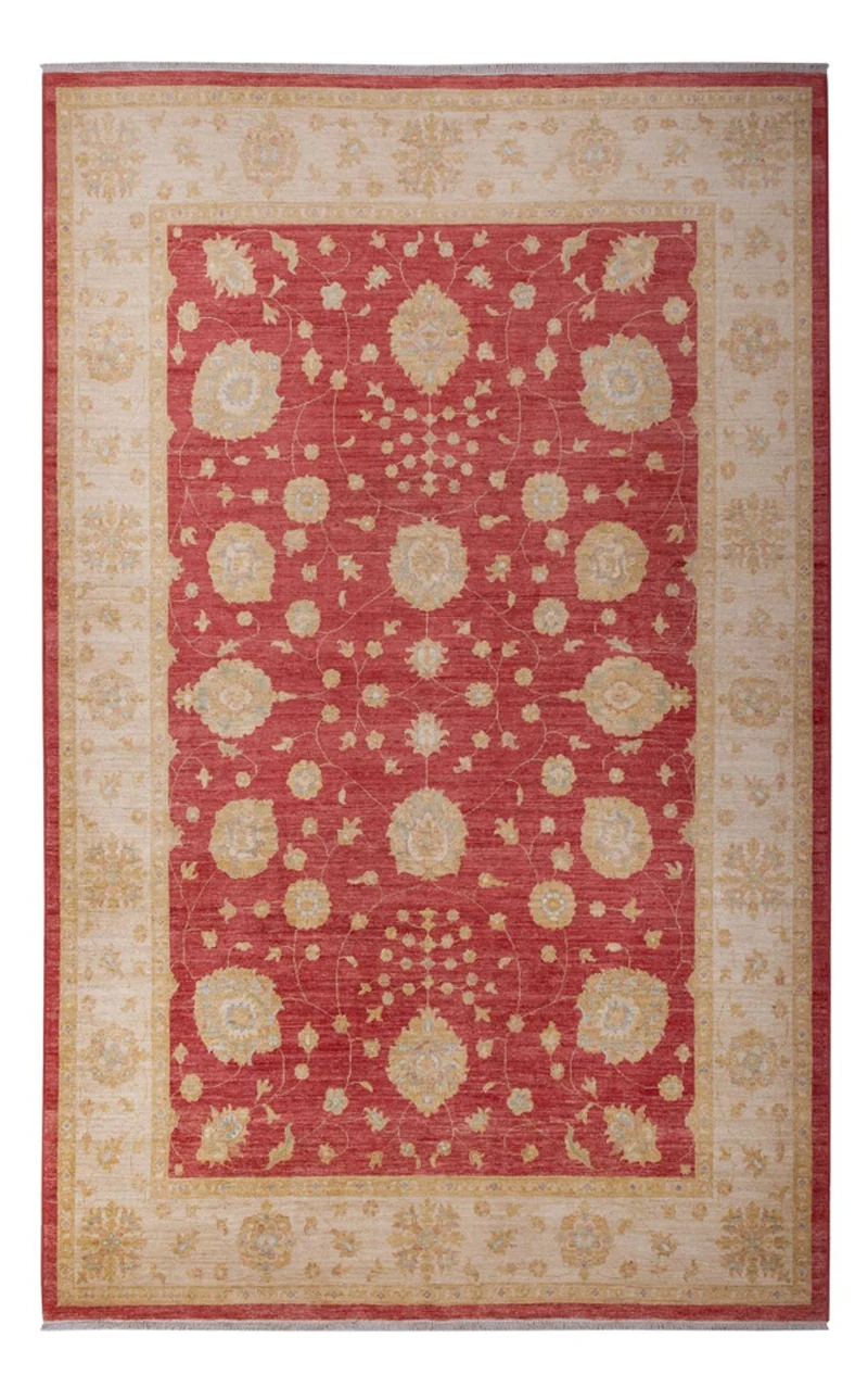 Ziegler Teppich 207x320cm - Orientteppich - dunkelrot