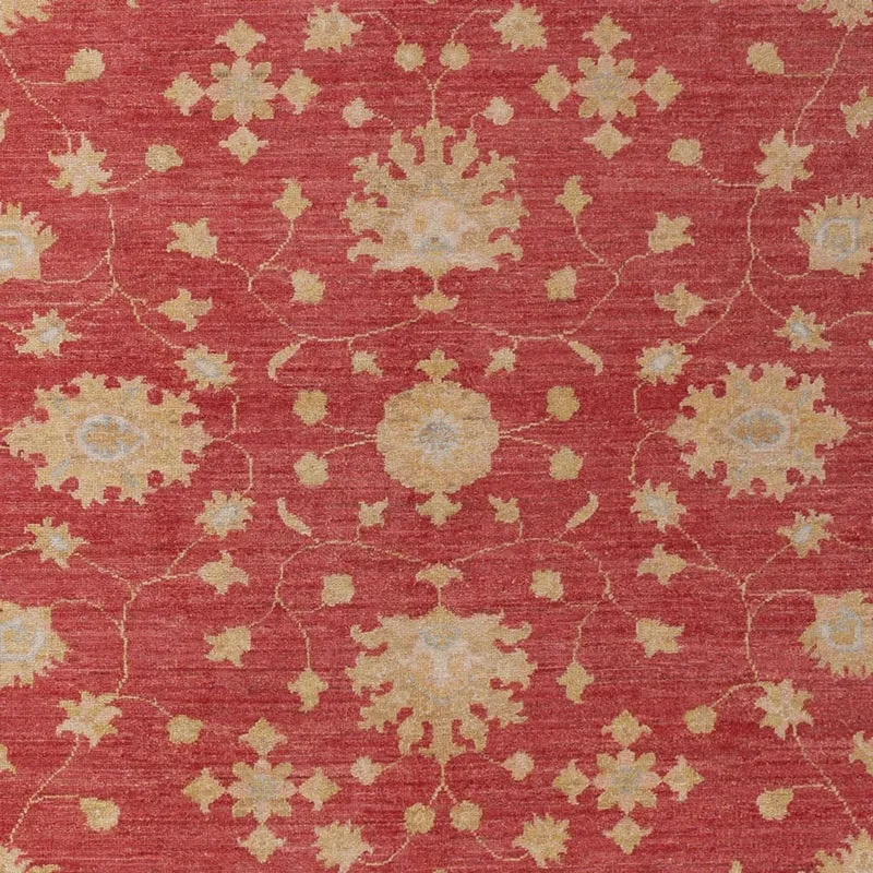 Ziegler Teppich 203x296cm - Orientteppich - dunkelrot