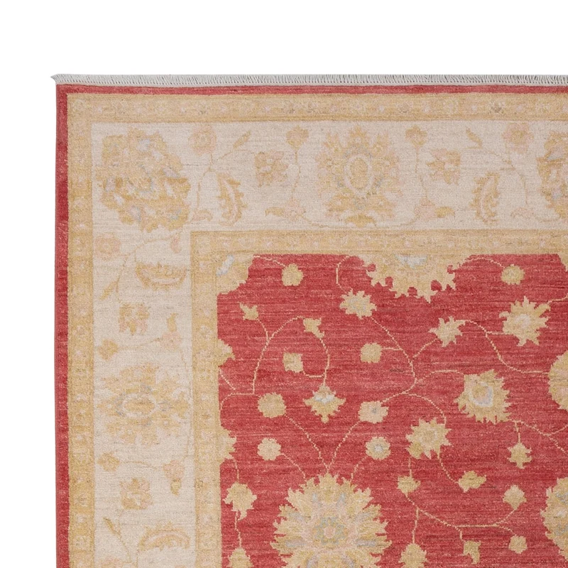 Ziegler Teppich 203x296cm - Orientteppich - dunkelrot