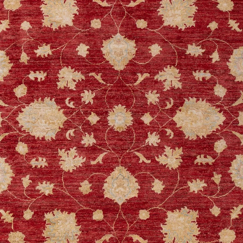 Ziegler Teppich 209x297cm - Orientteppich - dunkelrot