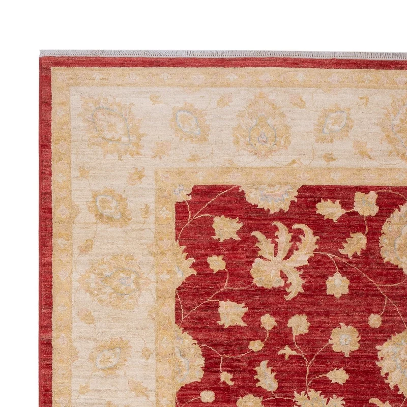 Ziegler Teppich 209x297cm - Orientteppich - dunkelrot