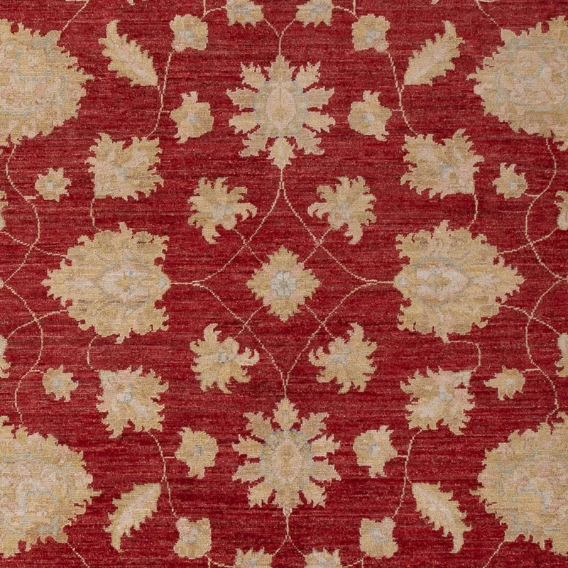 Ziegler Teppich 206x299cm - Orientteppich - dunkelrot