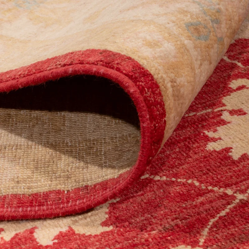 Ziegler Teppich 206x299cm - Orientteppich - dunkelrot