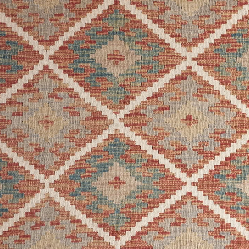 Kelim Maimene Teppich 124x179cm - mehrfarbig