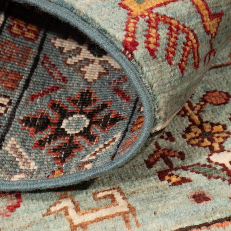 Ziegler Teppich - Ariana - 82 x 123 cm - hellblau