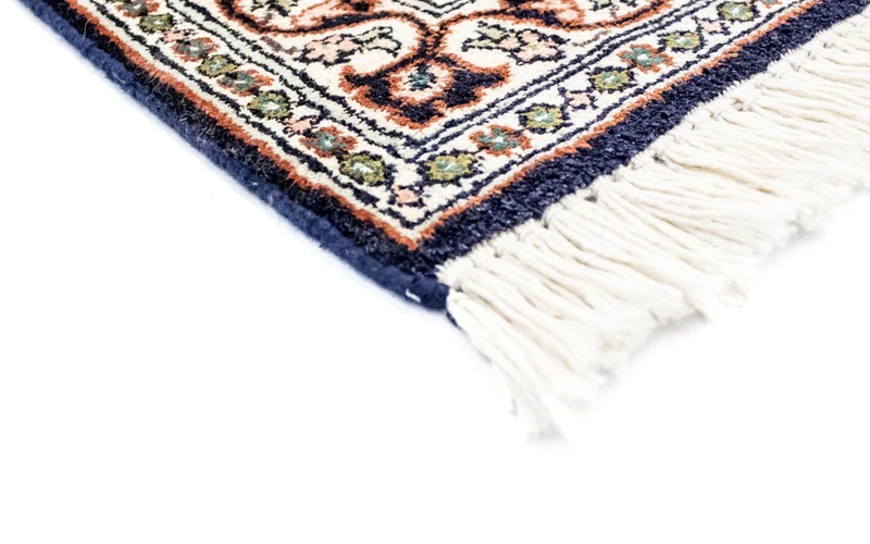 Kaschmir Seide Teppich 65x124cm - Orientteppich - mehrfarbig