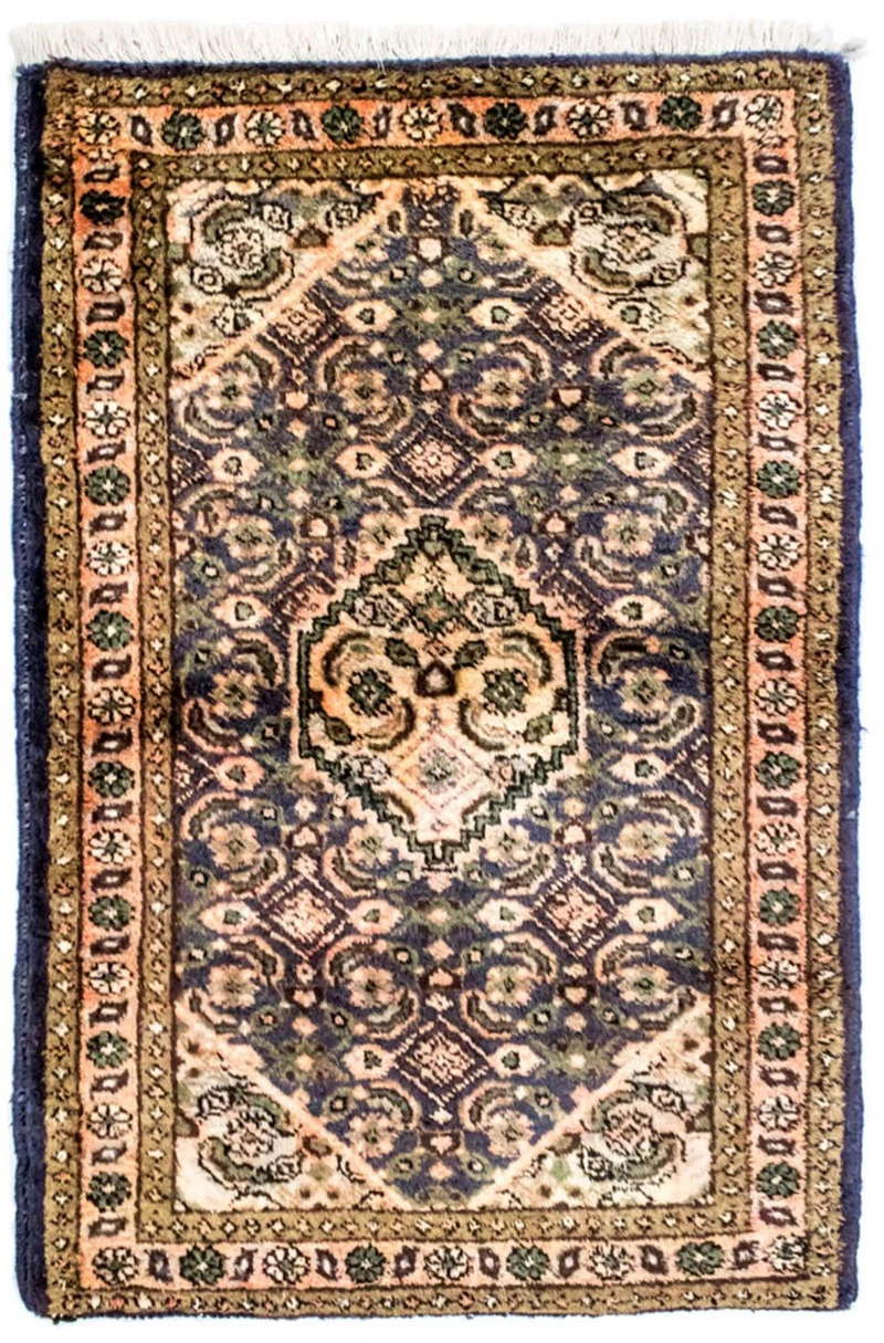 Ardebil Teppich 68x95cm - Perserteppich - blau