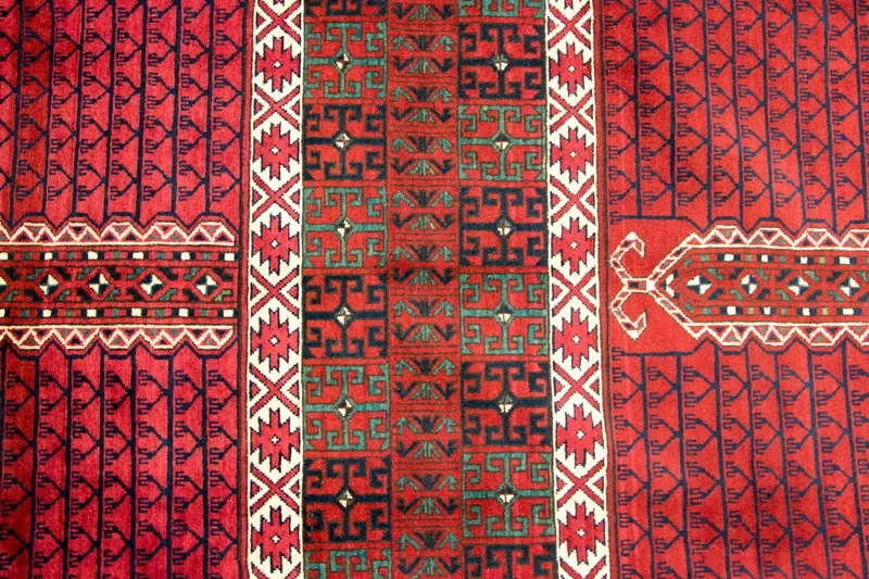 Hatschlu Teppich 203x293cm - Orientteppich - rot