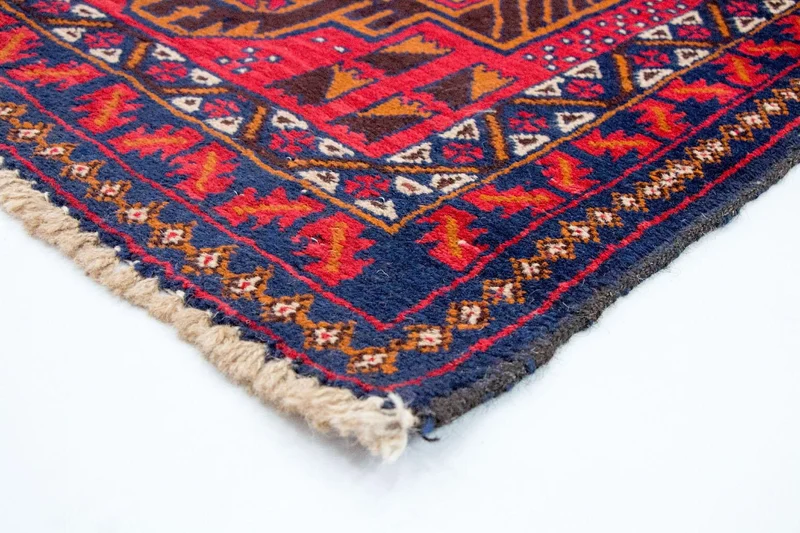 Belutsch Teppich 84x142cm - Orientteppich - rot