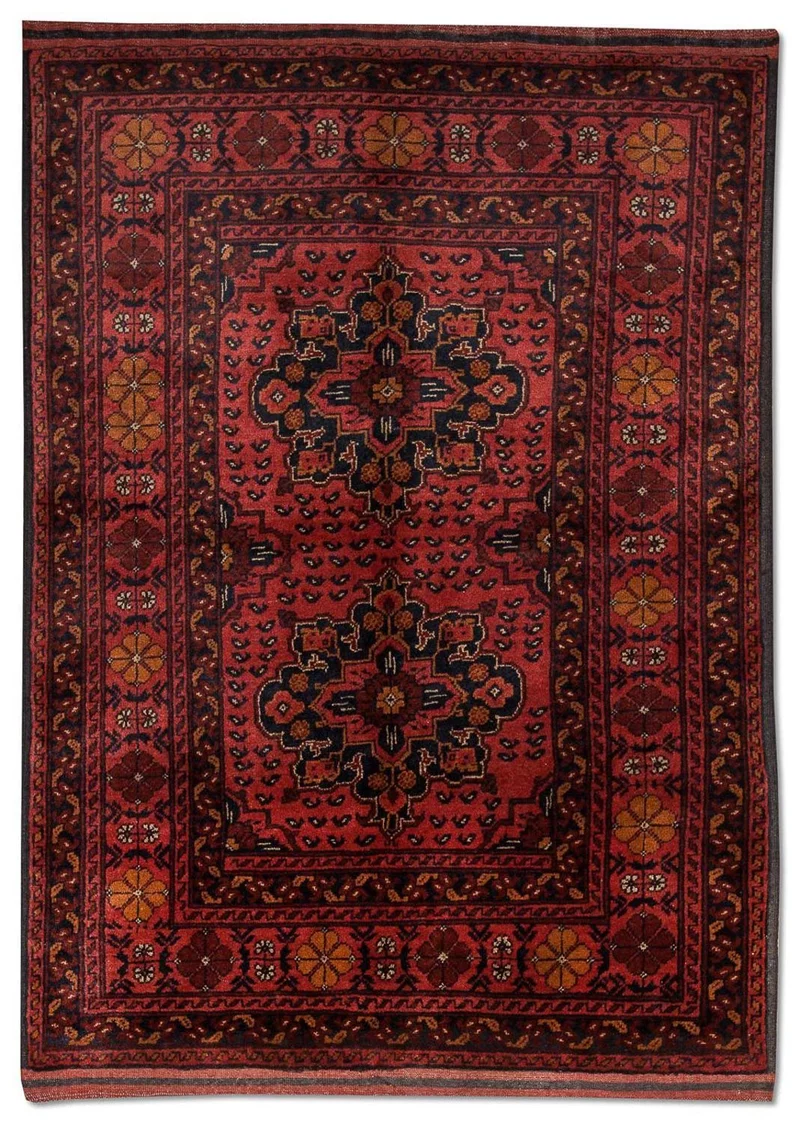 Khal Mohammadi Teppich 96x138cm - Orientteppich - rot