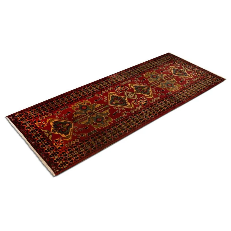 Ardebil Teppich 82x200cm - Perserteppich - rot
