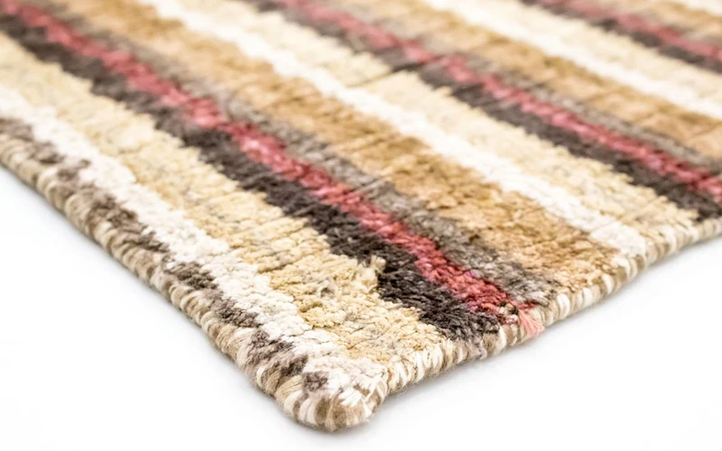 Viskose Teppich 200x200cm - mehrfarbig