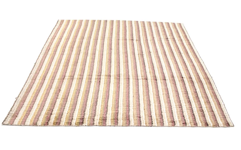 Viskose Teppich 200x200cm - mehrfarbig