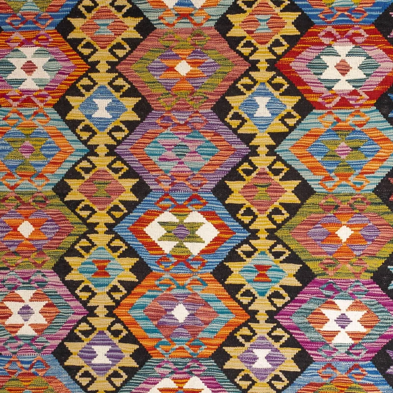 Kelim Maimene Teppich 163x250cm - mehrfarbig