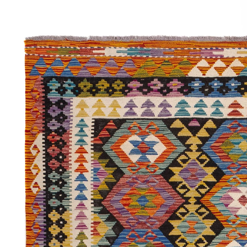 Kelim Maimene Teppich 163x250cm - mehrfarbig