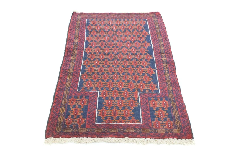 Belutsch Teppich 78x132cm - Orientteppich - blau