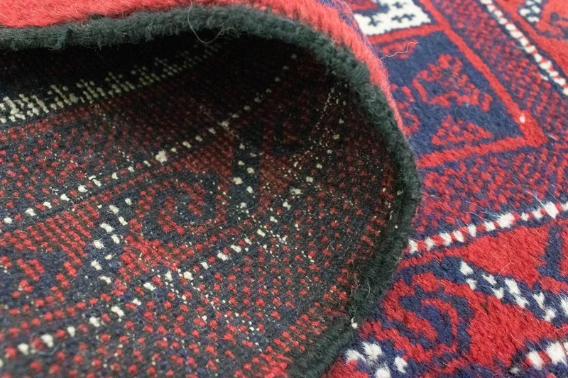 Belutsch Teppich 80x136cm - Orientteppich - blau