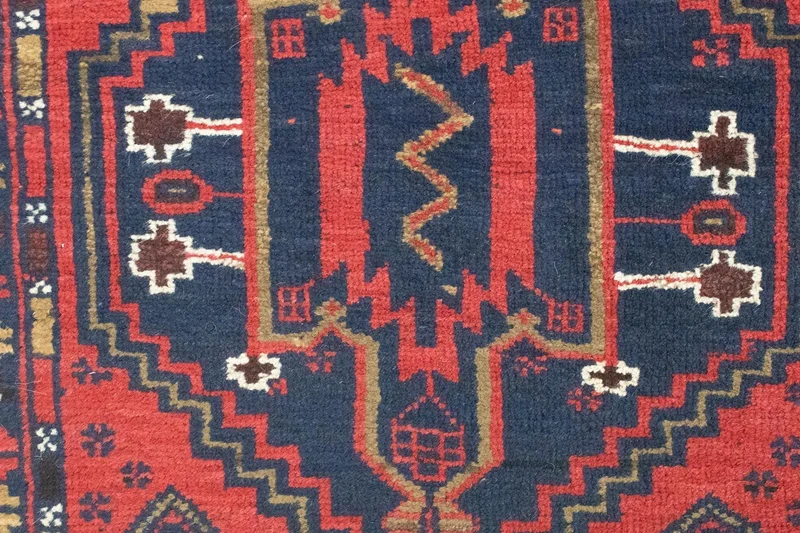 Belutsch Teppich 77x127cm - Orientteppich - blau