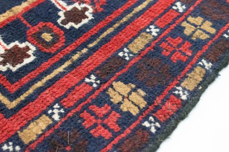Belutsch Teppich 77x127cm - Orientteppich - blau